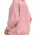 Zeagoo Women Sweatshirts Quarter Zip Stand Collar Pullovers Fleece Workout Hoodies Y2K Clothes