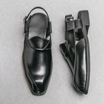 Aurelio Leather Slingback Shoes
