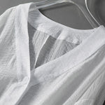 Avelina Linen Gauze Cropped Cardigan
