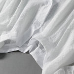Avelina Linen Gauze Cropped Cardigan