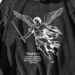 Ravenshade Psalm 91:11 Washed Cotton Hoodie