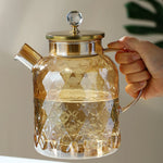 Elegant Teapot | Large Capacity Glass Teapot with Heat Resistance | Perfect for Home and Office Use