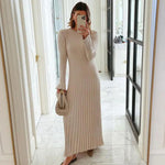 Amelia Fairfax | Ribbed Knit Maxi Dress For Women