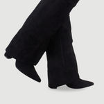 HARRIET | WOMEN'S LEATHER THIGH-HIGH BOOTS WITH BUCKLE