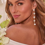 Silvia Embellished Drop Earrings