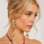Etta Textured Drop Earrings