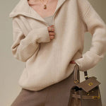 ELODIE™ - Comfy Half-Zip Sweater