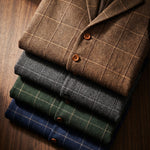Tiziano Windowpane Lapel Vest