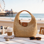 Arabella | The Handwoven Straw Shoulder Tote
