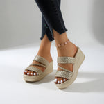 Sorrel | The Woven Wedge Mule