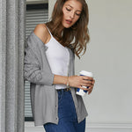 Zeagoo Women's Button Down Crochet Sweater Cardigan
