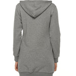 Fleece Hoodies Tunic Long Hoodie Jacket - Zeagoo (Us Only)
