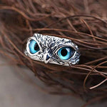 Silver Opal Adjustable Ring