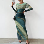 Valentina Gradient Maxi Dress