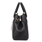 Renata Croc-Embossed Leather Handbag