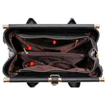 Renata Croc-Embossed Leather Handbag