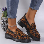 Marcella Leopard Print Loafers