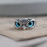 Silver Opal Adjustable Ring