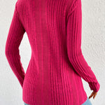 Zeagoo Sweaters Ribbed Knit Long Sleeve Henley Shirts