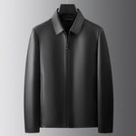 Executive Sleek Leather Jacket
