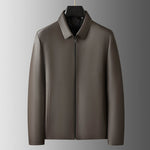 Executive Sleek Leather Jacket