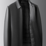 Executive Sleek Leather Jacket