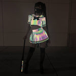 Reflective Moon Japanese Sailor Uniform Outfit