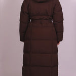 Carmen - Long Belted Puffer Coat
