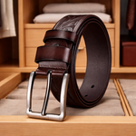 Classic Leather Buckle Belt