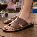 Casual Comfort Leather Slippers