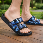 Camo Strap-Slide Sandals