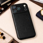 Magnetic Leather Case