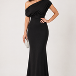 Isla Turner | One-Shoulder Maxi Party Dress For Women