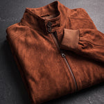 Carlo Suede Bomber Jacket