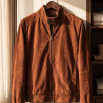 Carlo Suede Bomber Jacket