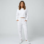 Jade Collins | Crop Sweatshirt & Cargo Jogger Set For Women
