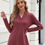 Zeagoo Solid Long Sleeves Casual Dressy T-Shirts (US Only)