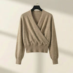 Lucia Wool Wrap Sweater