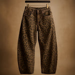 Bianca Printed Denim Trousers