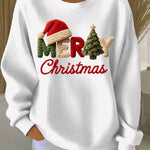 CANDY | CHRISTMAS PRINT CASUAL SWEATSHIRT