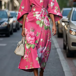 Élavie Sculpting Floral Grace Dress