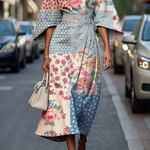 Élavie Sculpting Floral Grace Dress