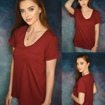 Zeagoo Women's Chest Pocket T Shirt Blouses Tops