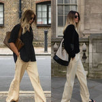 Zeagoo Drawstring Long Pants with Pockets