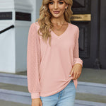 Zeagoo Women's Blouses Dressy Casual V Neck Top