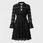 Lily King | V-Neck Long Sleeve Midi Dress For Women