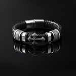 Aurel Cross Leather Bracelet