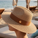 Giovanni Straw Wide-Brim Hat