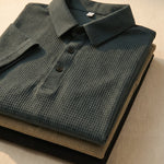 Emilio Cotton-Blend Textured Polo