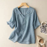 Millicent | The Vintage Scalloped Collar Blouse